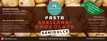 Cargar imagen en el visor de la galería, Pasta AVELLANA + CHOCOLATE