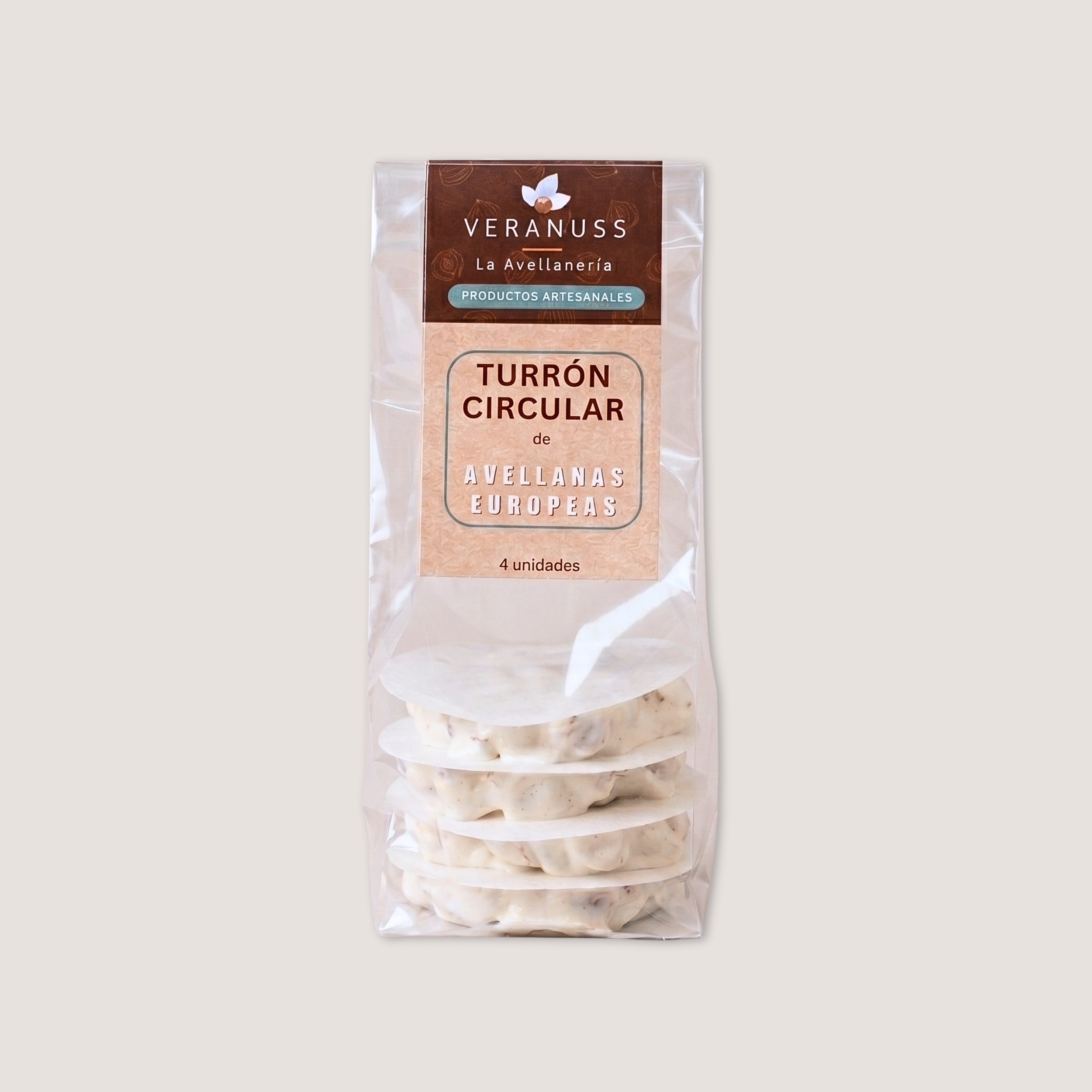 TURRÓN CIRCULAR DE AVELLANA