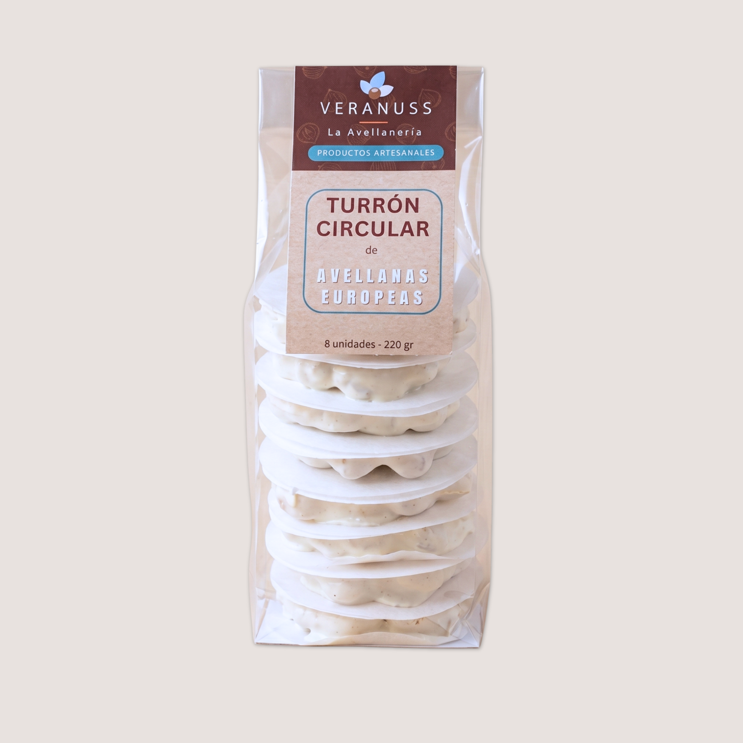 TURRÓN CIRCULAR DE AVELLANA