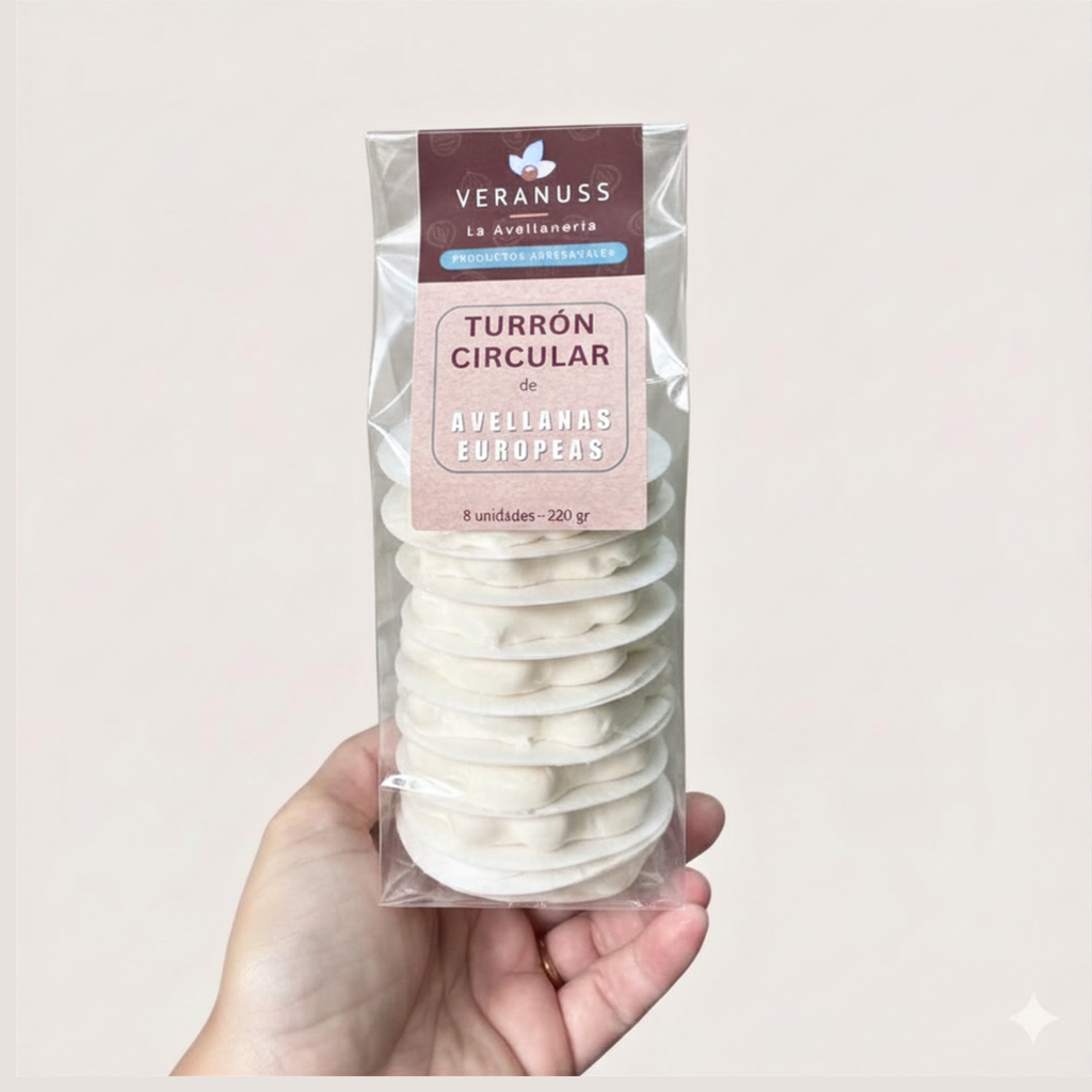 TURRÓN CIRCULAR DE AVELLANA