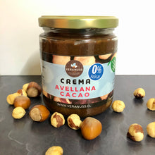 Cargar imagen en el visor de la galería, Crema AVELLANA CACAO - SIN AZÚCAR
